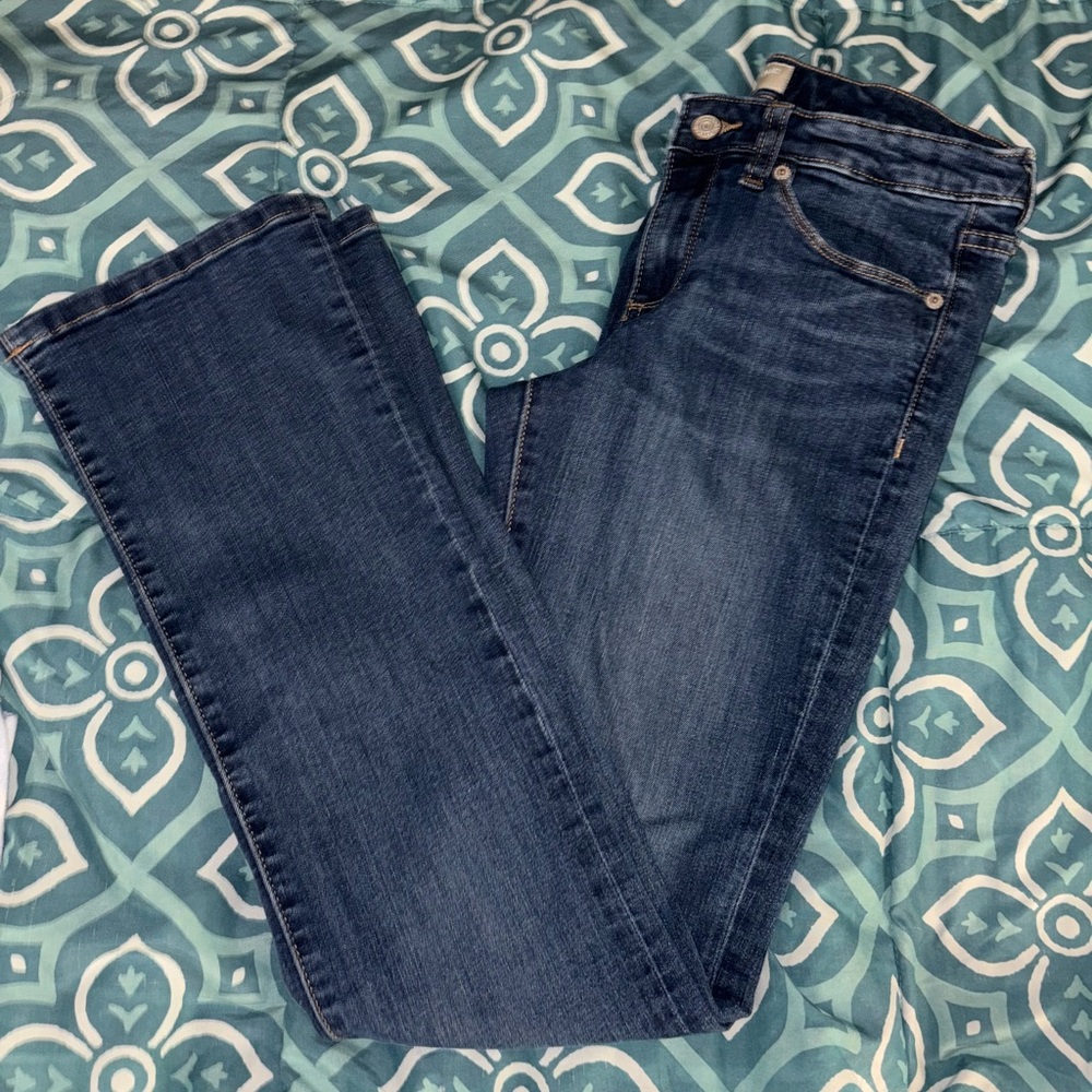 Women’s Banana Republic Mid Rise Slim Bootcut Jeans Size 28/6R